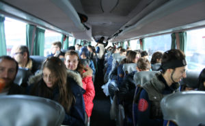 Gruppo ViviComics sul bus